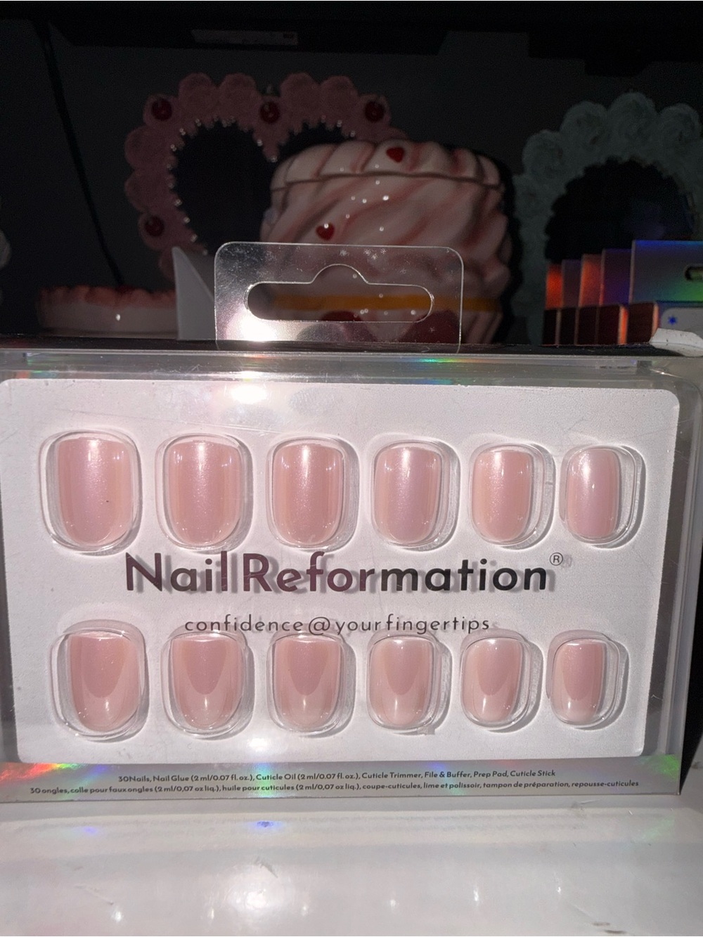 Nail Reformation Press-On Nails - Pale Pink Sheen